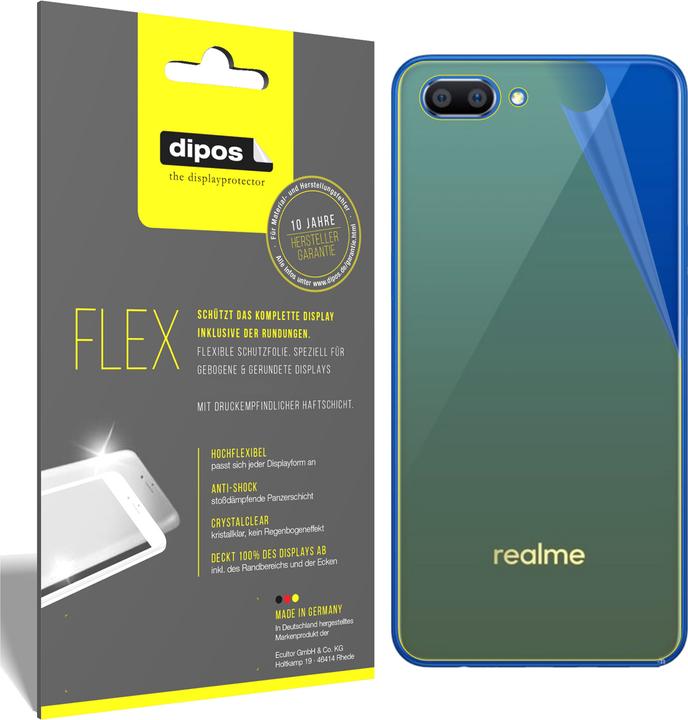 Produktbild Dipos Displayschutzfolie Full-Cover 3D (2 Stück, Realme C1 (2019))