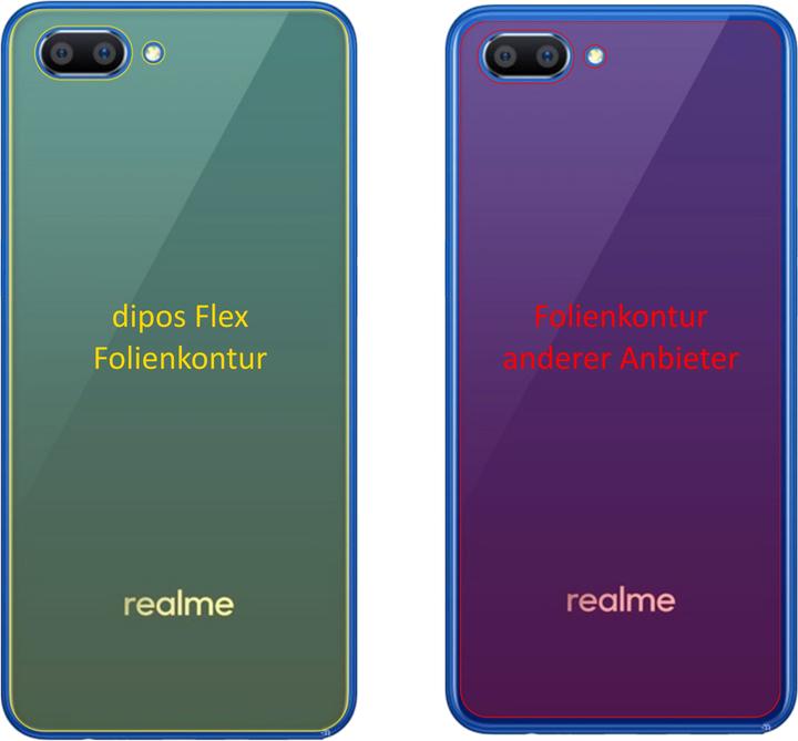 Produktbild Dipos Displayschutzfolie Full-Cover 3D (2 Stück, Realme C1 (2019))