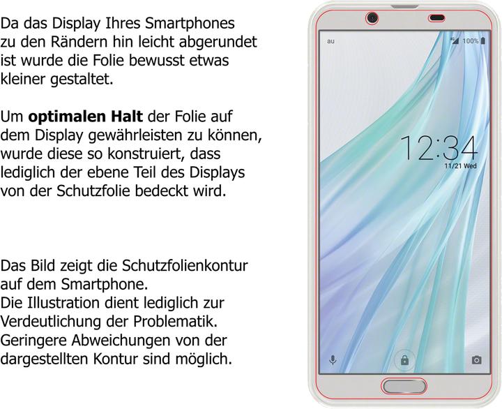 Produktbild Dipos Displayschutz Anti-Shock (2 Stück, Sharp Aquos Sense2)