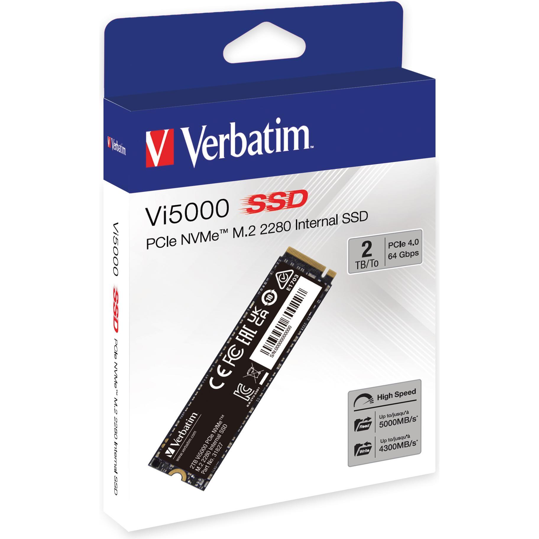 Verbatim Vi5000 (2000 GB, M.2 2280), SSD