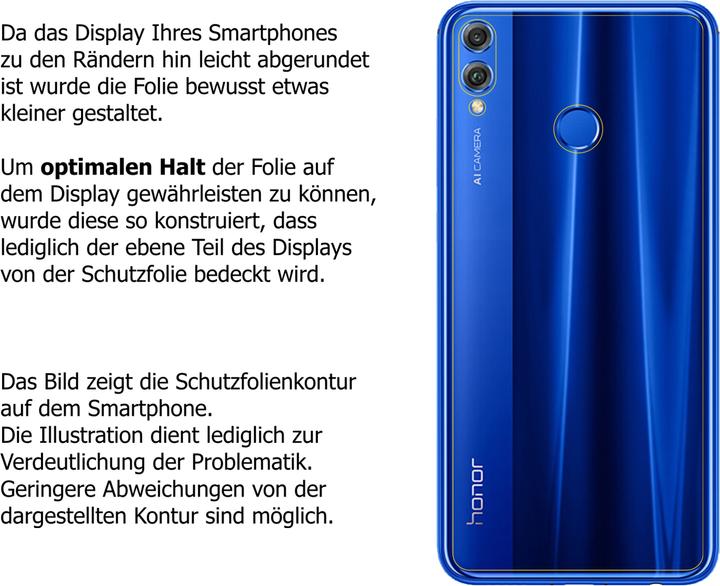 Produktbild Dipos Displayschutz Anti-Shock (1 Stk., Honor 8X Max)