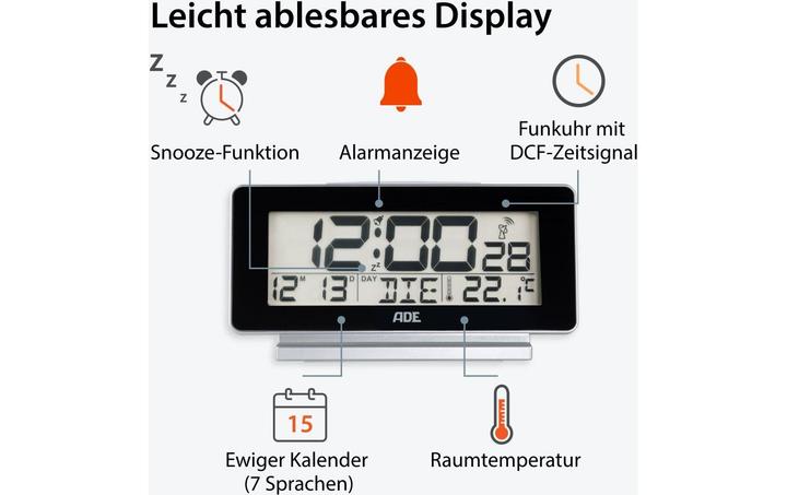 Image du produit ADE Réveil numérique