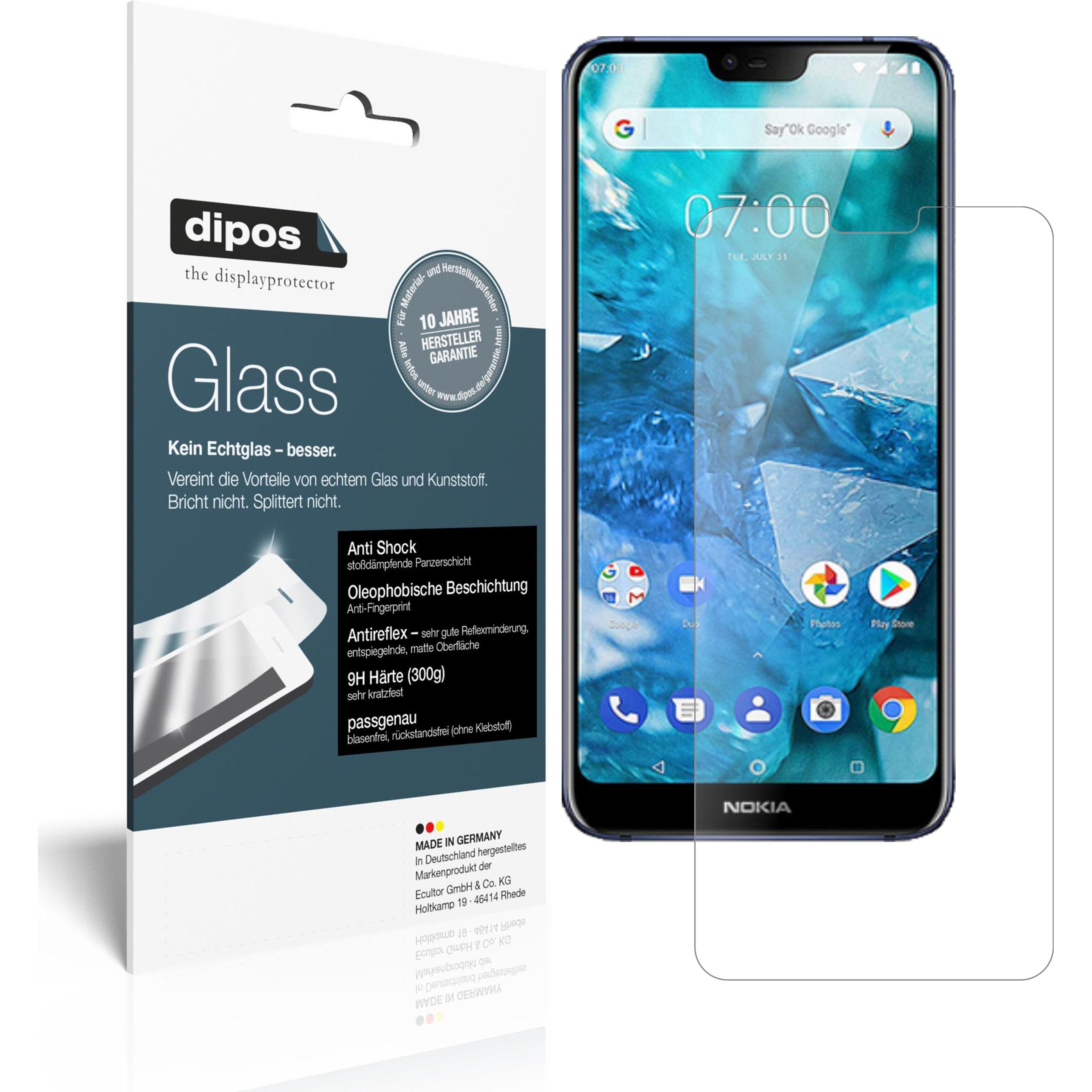 Thumbnail - Dipos Displayschutz Anti-Shock (2 Stück, Nokia 7.1 Plus), Smartphone Schutzfolie, Transparent