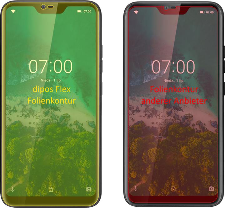 Actual product image Dipos Screen Protector Full-Cover 3D (3 pcs., Krüger & Matz Live 7)