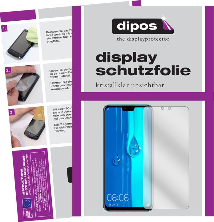 Actual product image Dipos Screen Protector Crystalclear (2 pcs., Huawei Y9 (2019))