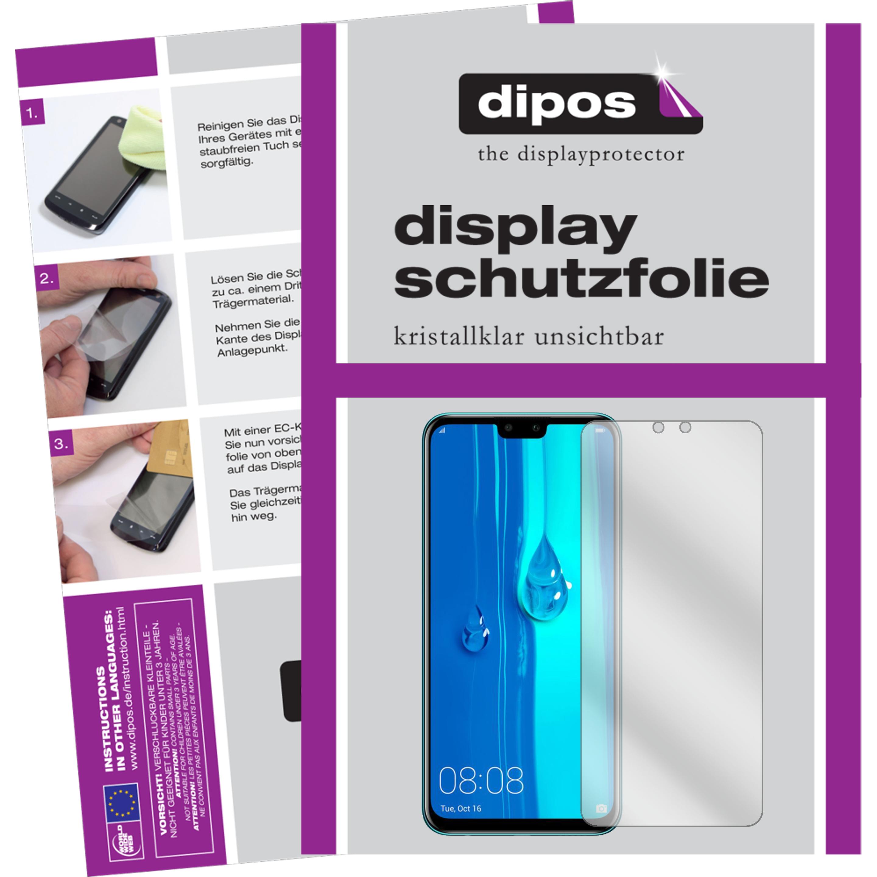 Dipos Displayschutzfolie Crystalclear (1 Stück, Huawei Enjoy 9 Plus), Smartphone Schutzfolie, Transparent