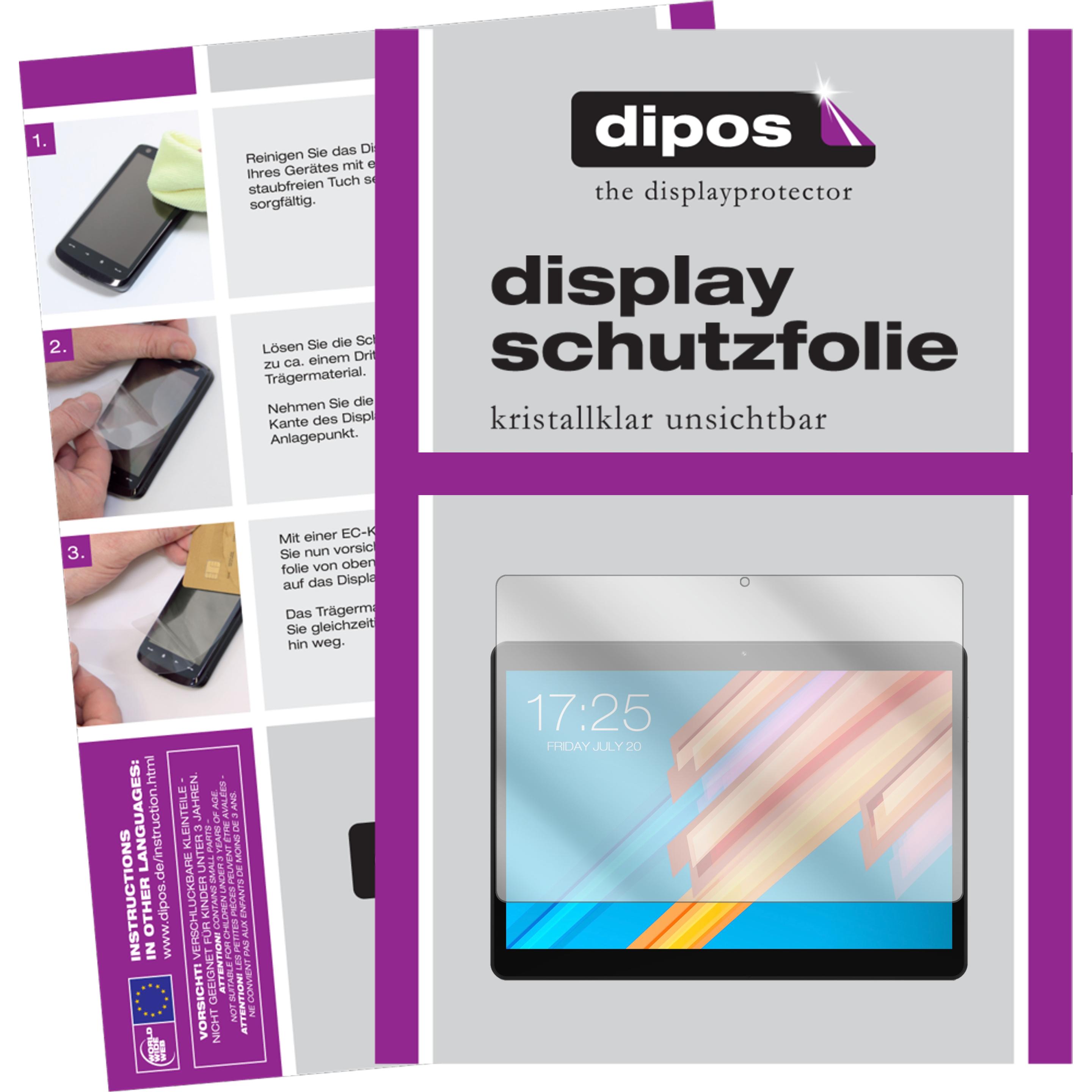 Dipos Displayschutzfolie Crystalclear (1 Stück, M20), Tablet Schutzfolie