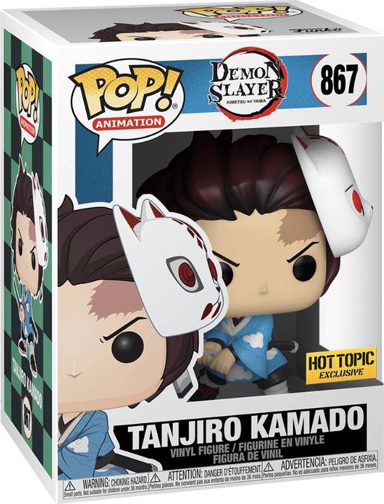Image du produit Funko POP! Demon Slayer Tanjiro Kamado (With Mask) Exclusive