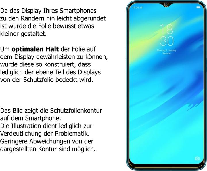 Produktbild Dipos Displayschutz Anti-Shock (2 Stück, Realme 2 Pro)