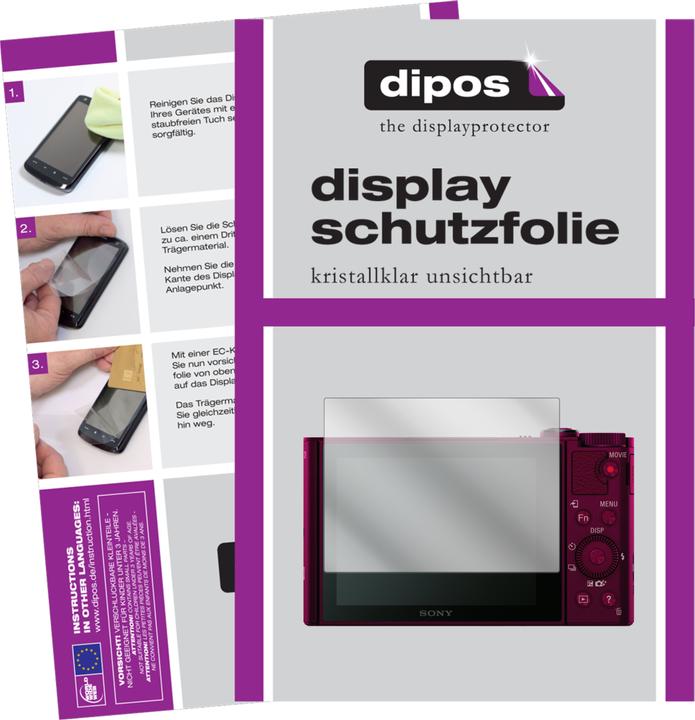 Actual product image Dipos Screen Protector Crystalclear (Screen protector, Sony DSC-WX500)