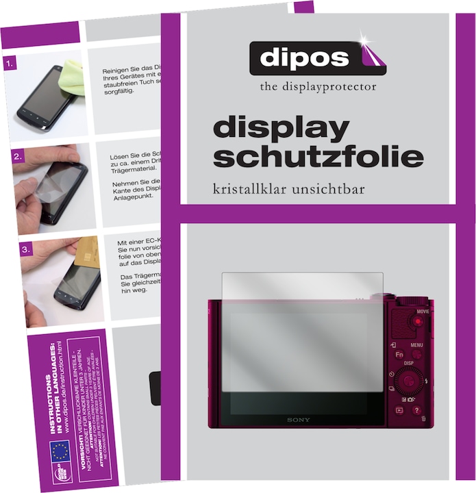 Produktbild Dipos Displayschutzfolie Crystalclear (Displayschutz, Sony DSC-WX500)