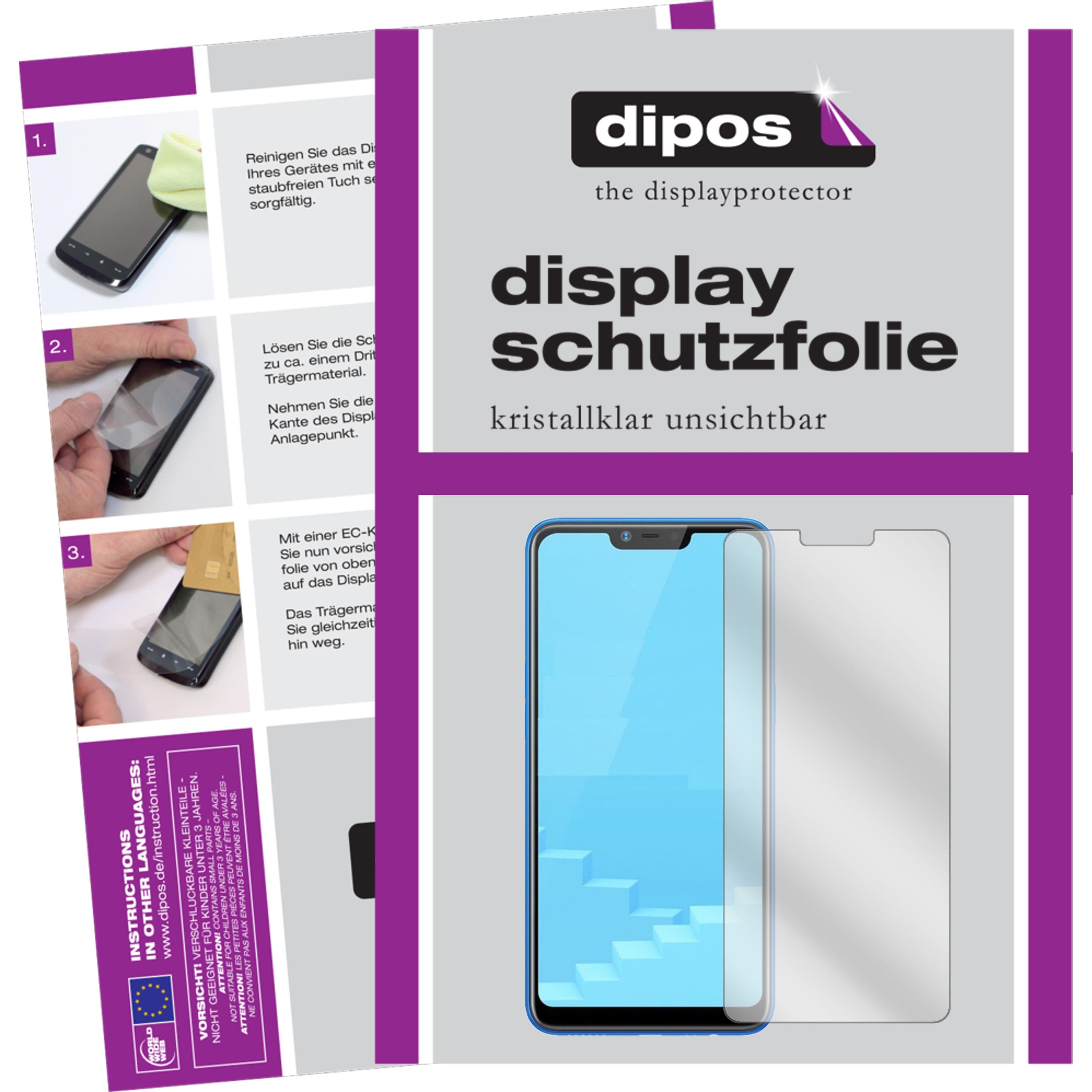 Dipos Displayschutzfolie Crystalclear (6 Stück, Realme C1), Smartphone Schutzfolie, Transparent