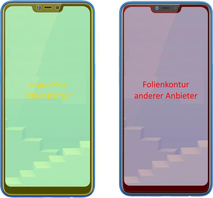 Immagine prodotto Dipos Pellicola Protettiva Full-Cover 3D (3 pz., Realme C1)