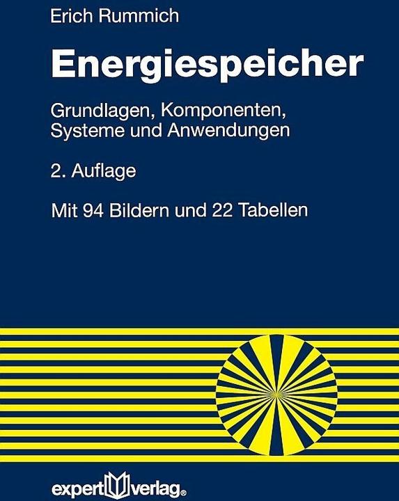 Produktbild Energiespeicher (Deutsch, Erich Rummich, 2015)