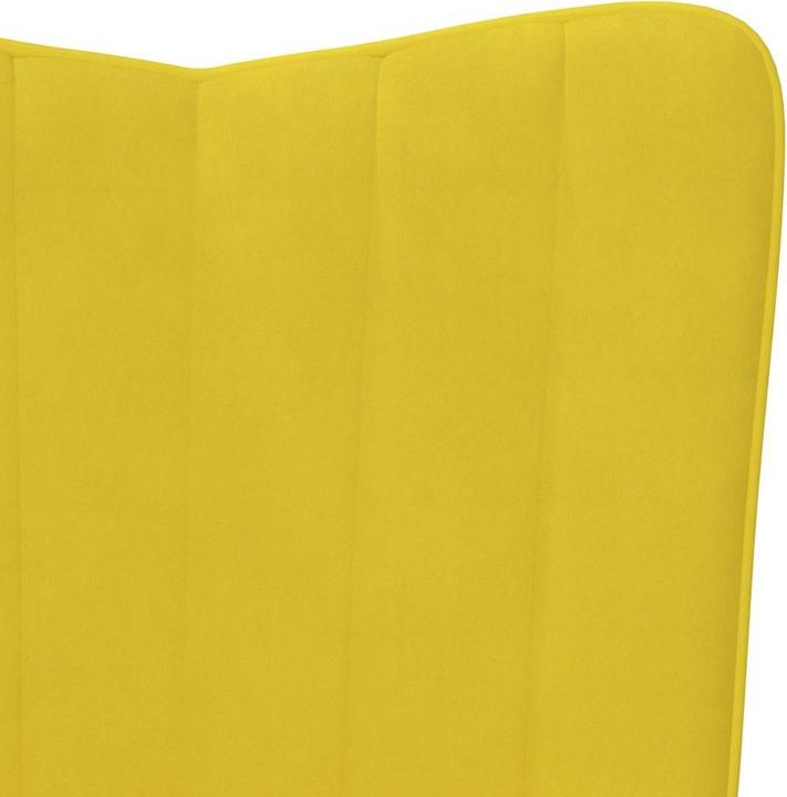 Actual product image vidaXL Schaukelstuhl mit Hocker
