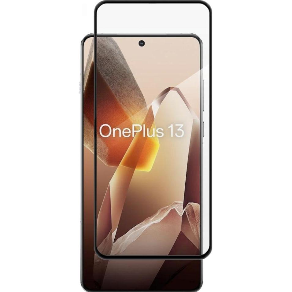 Screenguard Full Screen Panzerglas Schutzfolie 2.5D 9H (1 Stück, OnePlus 13), Smartphone Schutzfolie, Schwarz