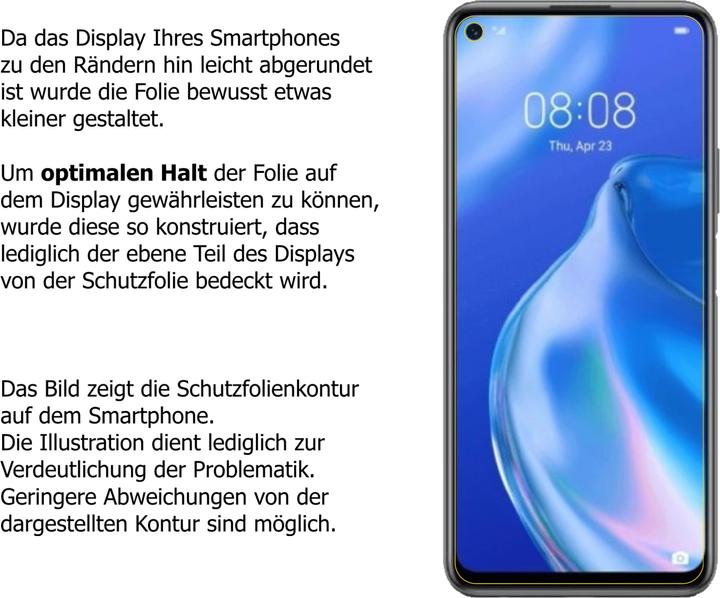 Produktbild Dipos Displayschutzfolie Crystalclear (2 Stk., Huawei P40 Lite)