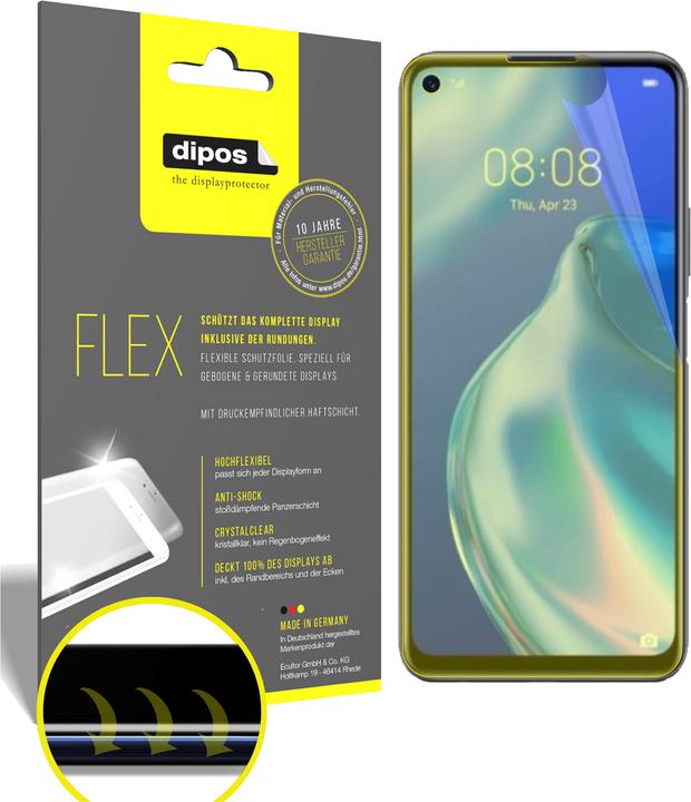 Produktbild Dipos Displayschutzfolie Full-Cover 3D (2 Stk., Huawei P40 Lite)