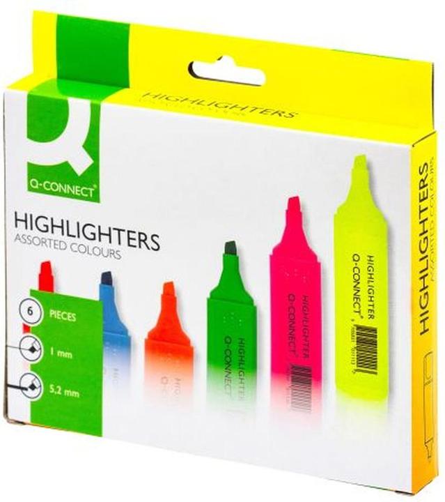 Actual product image Q-Connect Highlighter Economy (Multicoloured, 1 mm, 1 x)