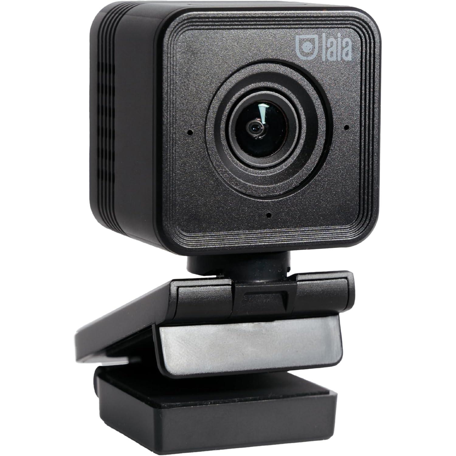 Laiatech Webcam professionale Full HD per uso personale, Webcam, Nero