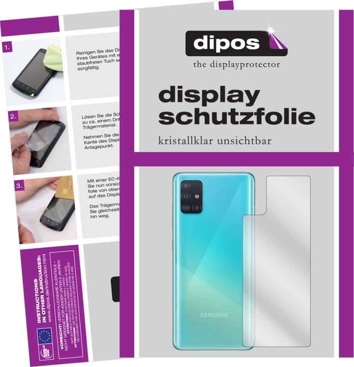 Actual product image Dipos Screen Protector Crystalclear (5 pcs., Samsung Galaxy A51 5G)