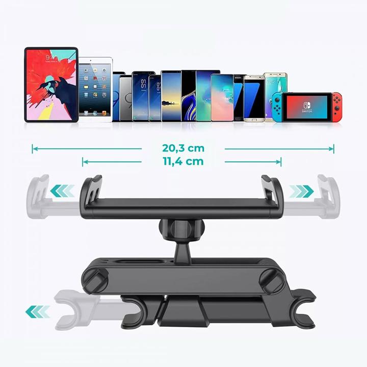 Image du produit Misura Support pliable pour tablette et téléphone portable en voiture