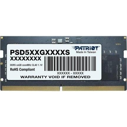 Patriot Signature Line 16GB 5600MT/s CL46 SO-DIMM (1 x 16GB, 5600 MHz, DDR5-RAM, SO-DIMM), RAM