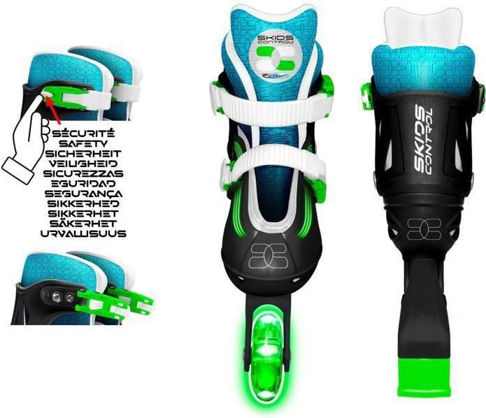 Produktbild Stamp Skids Control INLINERS w/light. Adjustable 5-9 years (30, 31, 32, 33)