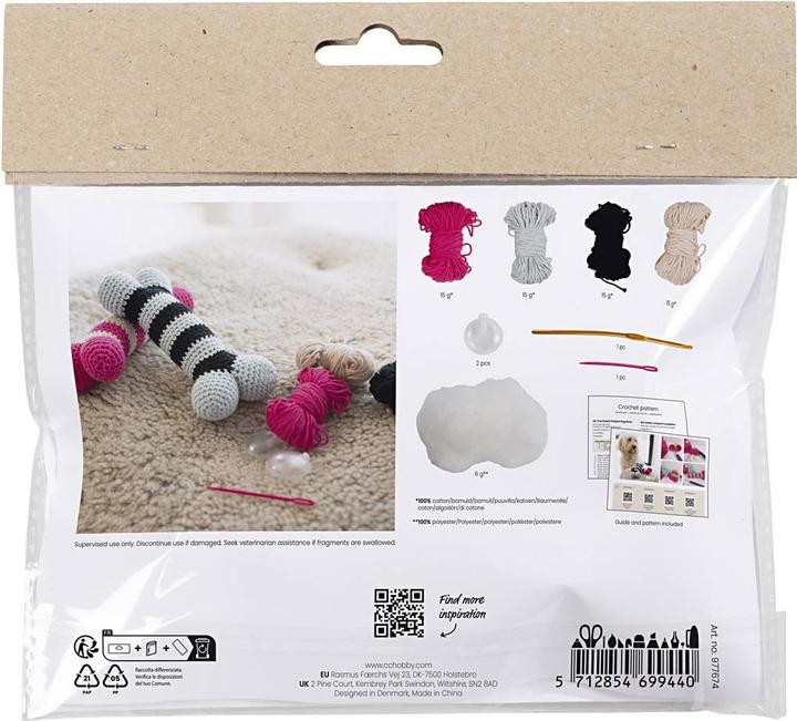 Actual product image Creativ Company Craft kit crochet dog bone