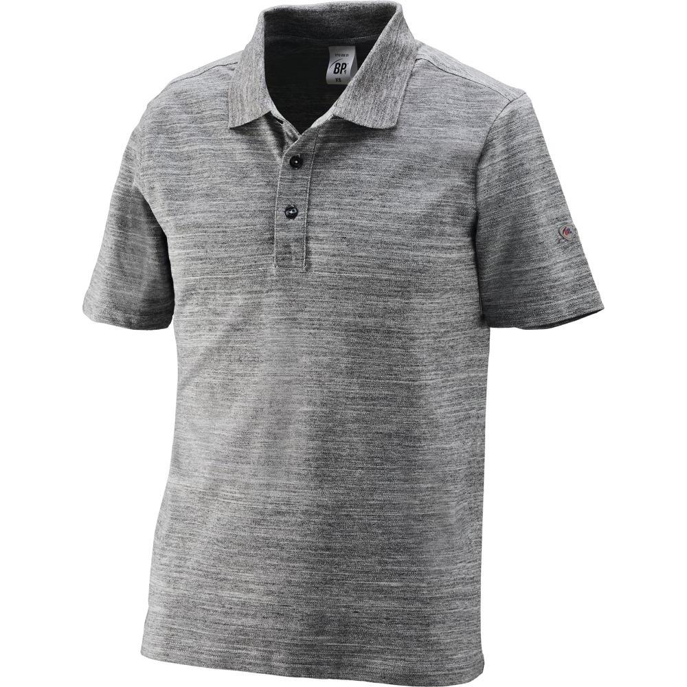 BP, Herren, Shirt, 1712-232-21-L Unisex-Poloshirt, Space-Dye-Stoff, 1/2 Ärmel, Polokragen, 195,00 g/m² Stoffmischung, We...
