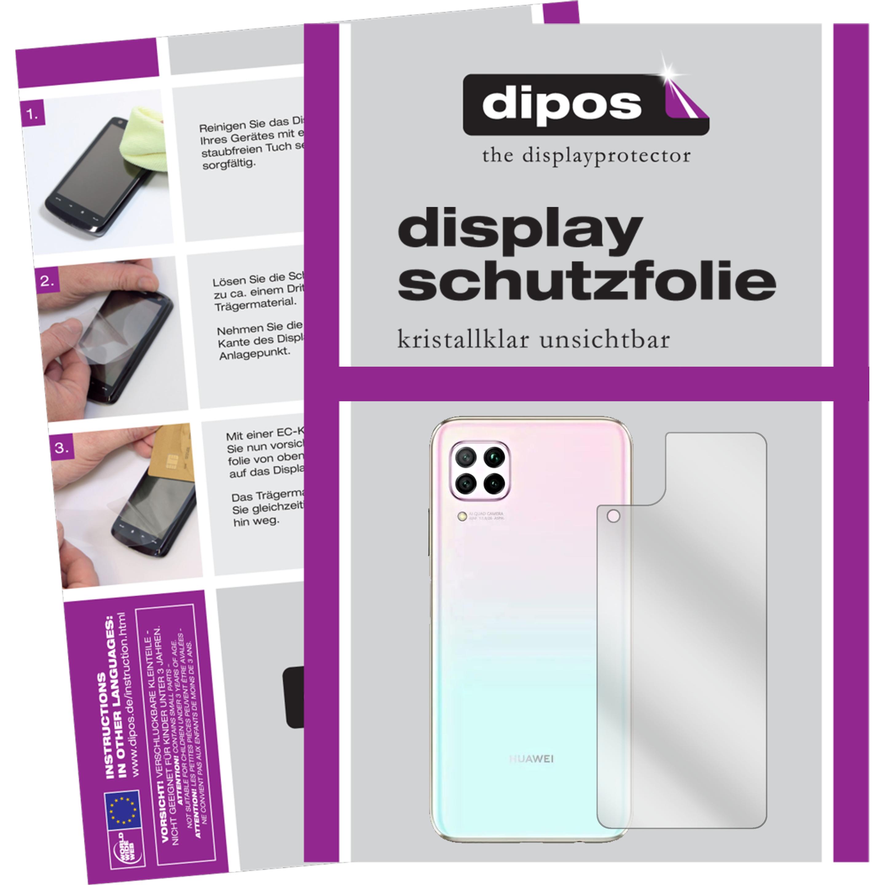 Dipos Displayschutzfolie Crystalclear (6 Stück, Huawei P40 Lite), Smartphone Schutzfolie, Transparent