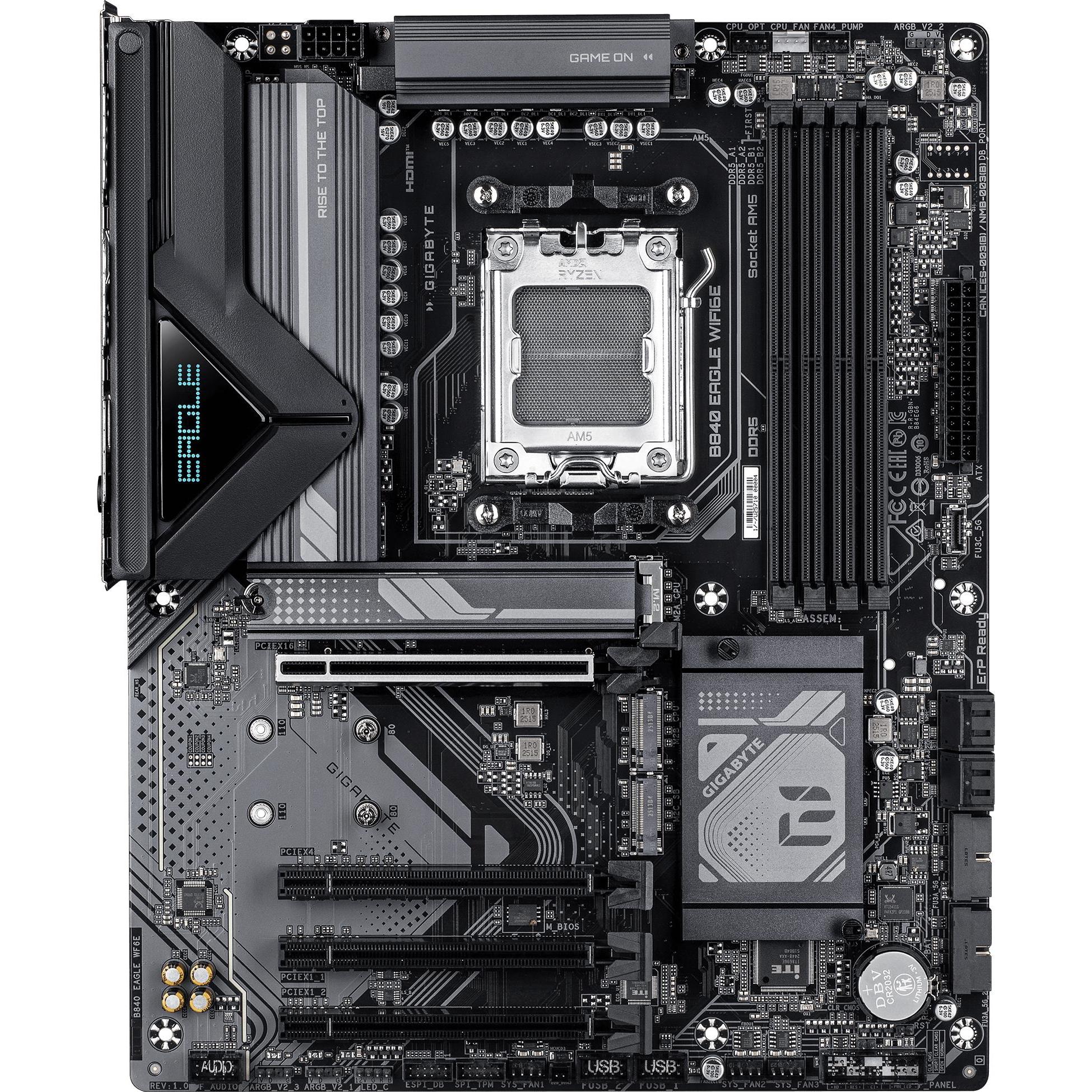 Gigabyte MB GBT AMD AM5 B840 EAGLE WF6E (AM5, AMD B840, ATX), Mainboard