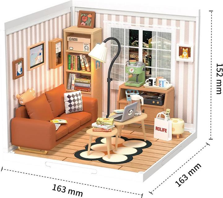 Actual product image Rolife Cozy Living Lounge - Diorama
