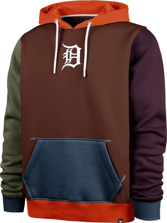 Immagine prodotto 47 Brand Color Fleece Hoody - BLOCK Detroit Tigers - XL (XL)