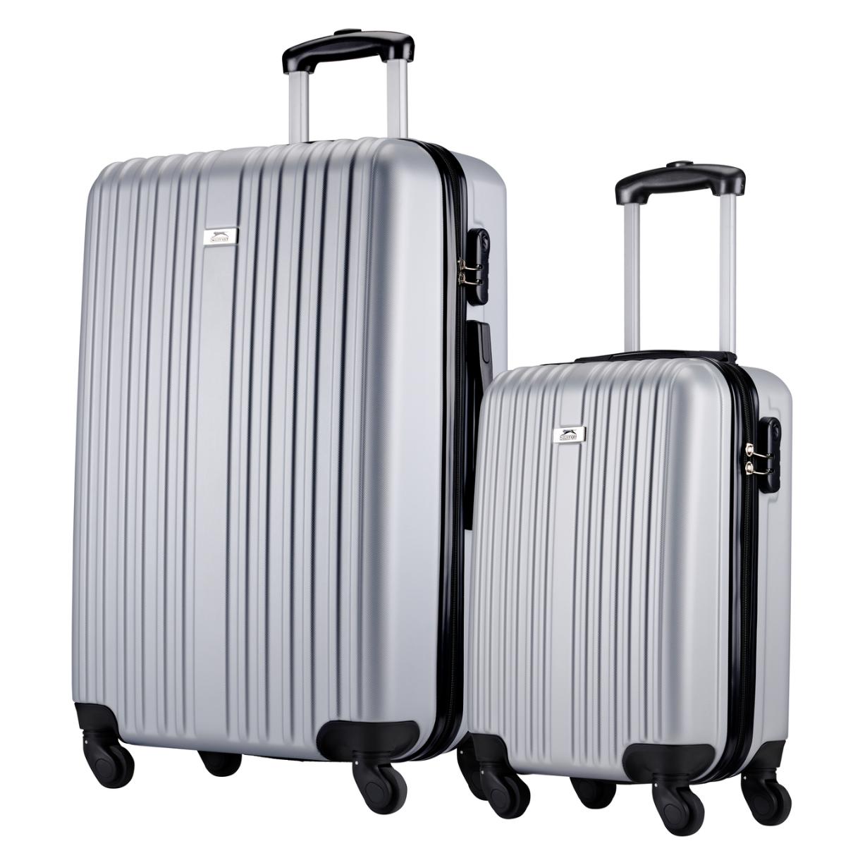 Slazenger, Koffer, Trolley Set 18/26" 2pcs Silver, Silber