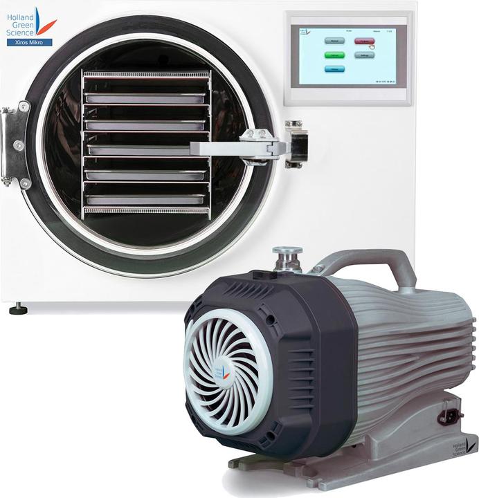 Holland Green Sience Xiros Micro Freeze Dryer + Anemos Dry Scroll