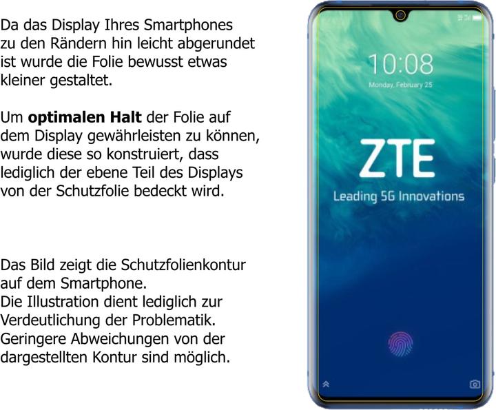 Produktbild Dipos Displayschutz Anti-Shock (2 Stück, ZTE Axon 10s Pro 5G)