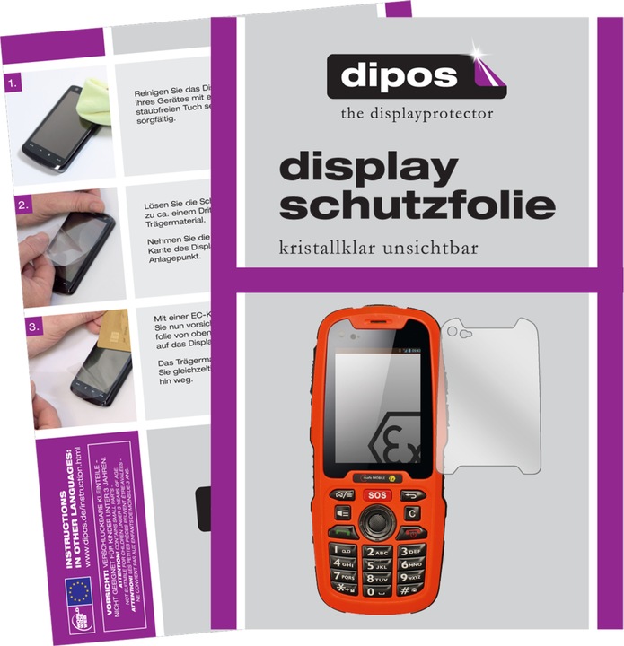 Produktbild Dipos Displayschutzfolie Crystalclear (6 Stück, i.safe Mobile IS320.1)