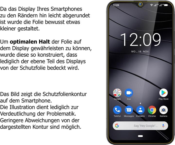 Produktbild Dipos Displayschutzfolie Crystalclear (1 Stk., Gigaset GS290)