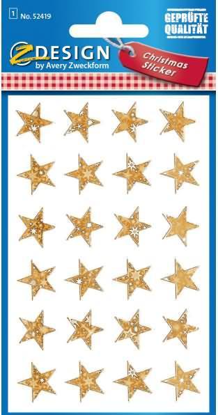 Produktbild Z-Design Weihnachts-Aufkleber (24 Sticker)