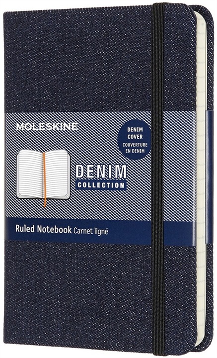 Produktbild Moleskine Notizbuch - Denim (A6, Liniert, Harter Einband)