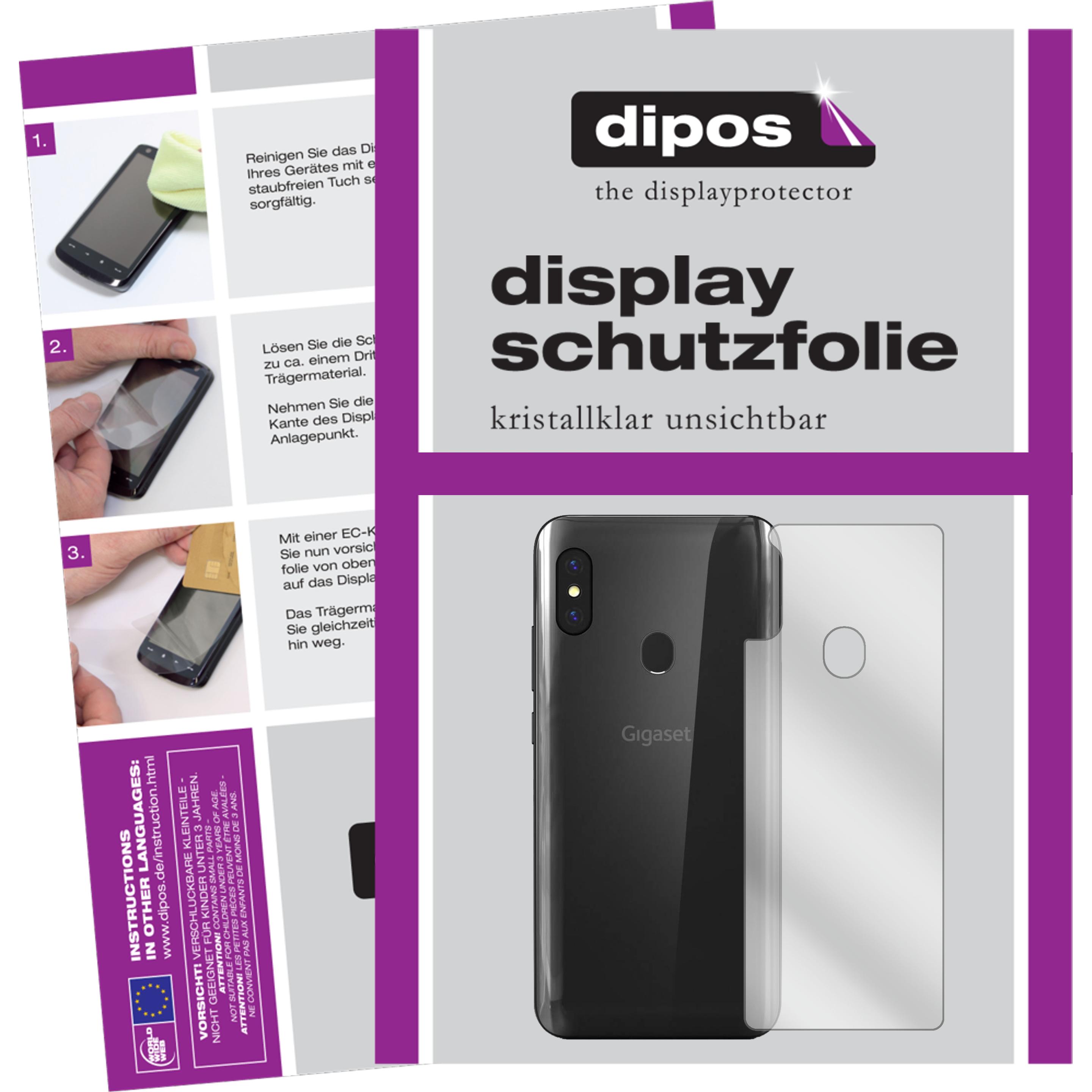 Dipos Displayschutzfolie Crystalclear (2 Stück, Gigaset GS290), Smartphone Schutzfolie, Transparent
