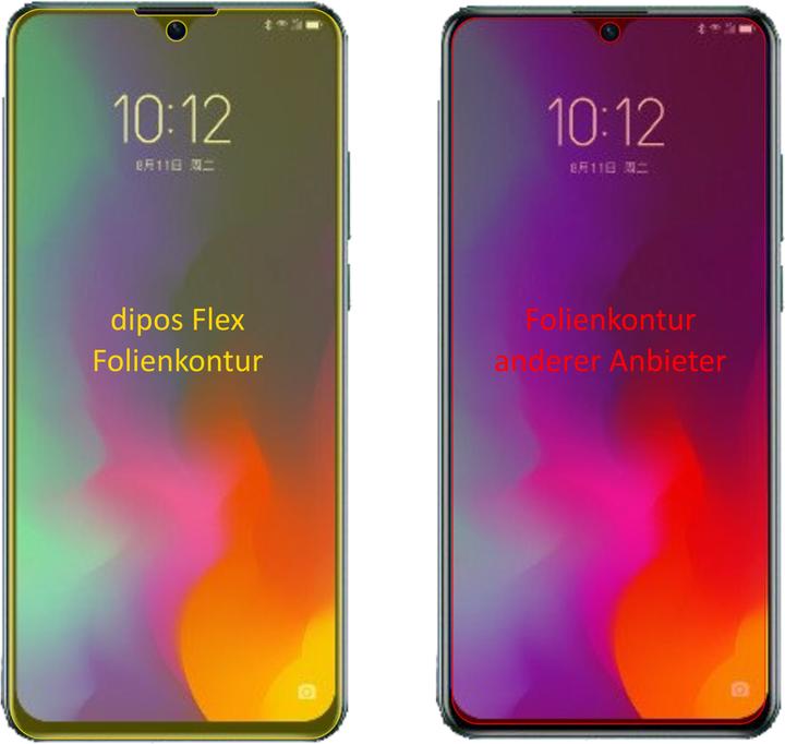 Immagine prodotto Dipos Pellicola Protettiva Full-Cover 3D (2 pz., Lenovo K10 Nota)