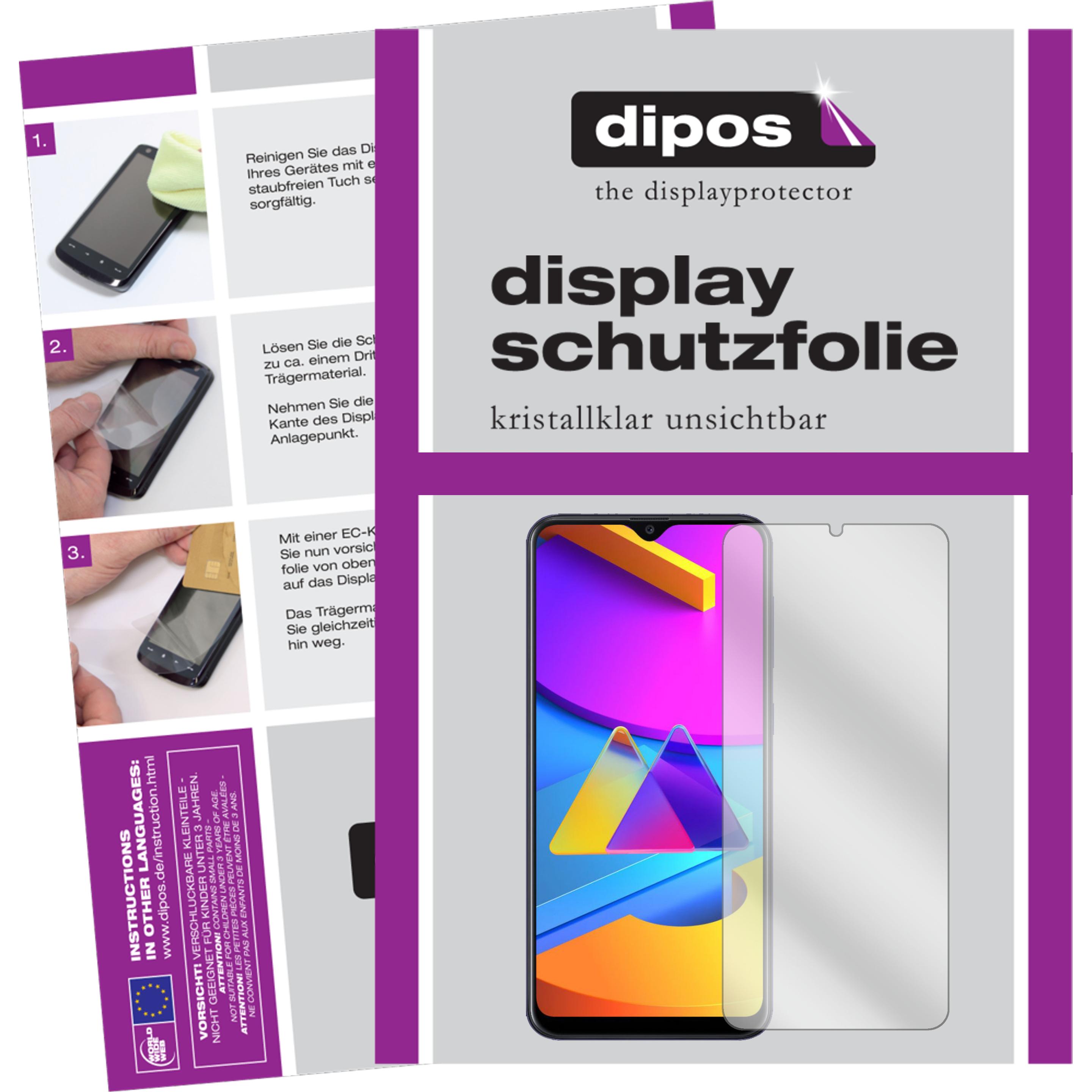 Dipos Displayschutzfolie Crystalclear (5 Stück, Samsung Galaxy M10s), Smartphone Schutzfolie, Transparent