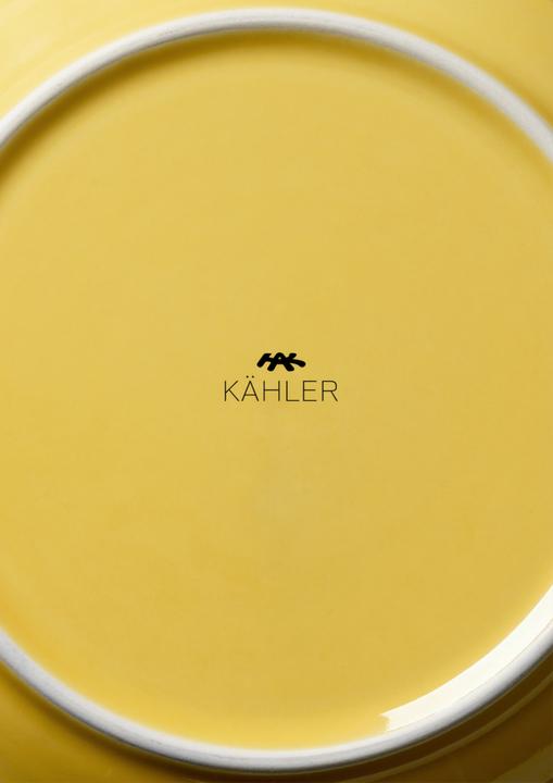 Produktbild Kähler Colore Teller flach saffron yellow (1x, 19 cm)