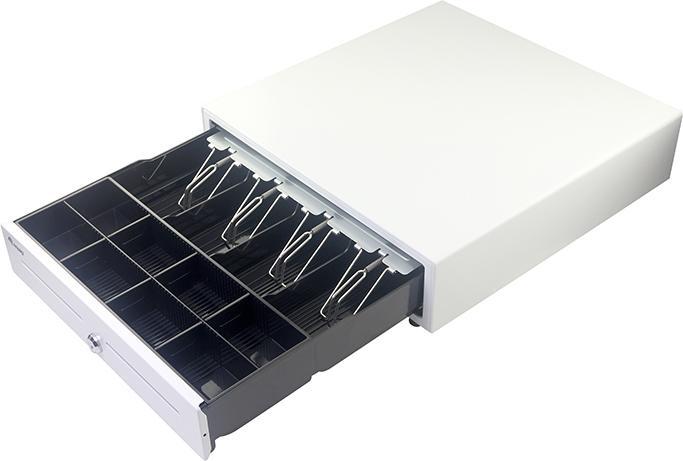 Produktbild equip Kassenschublade 4Schein-/8Münzfächer RJ11 POS weiss
