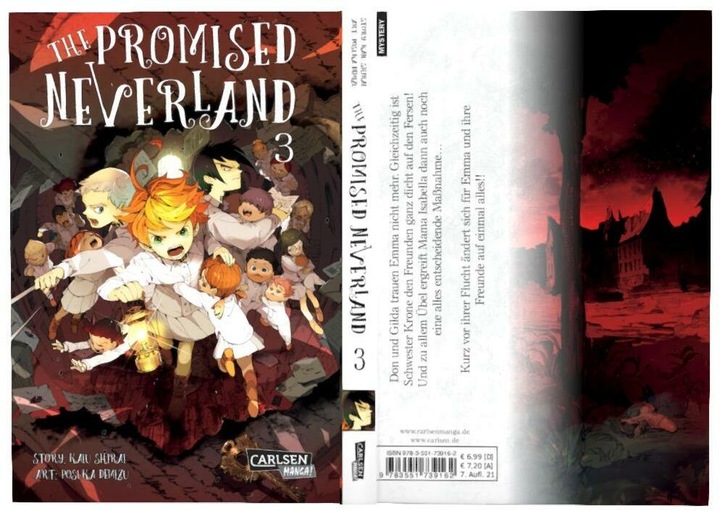 Produktbild The Promised Neverland 3 (Deutsch, Kaiu Shirai, 2018)