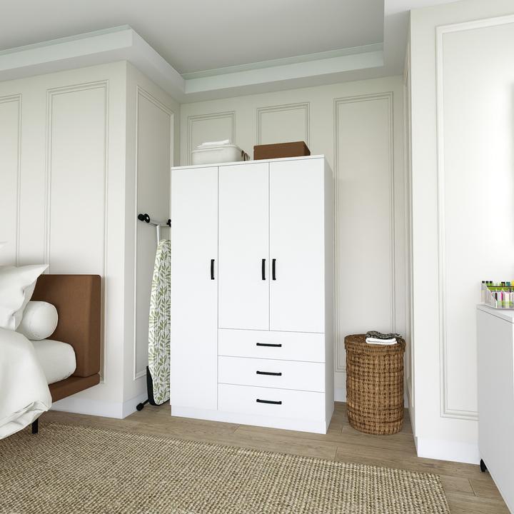Immagine prodotto Hanah Home Easy Three Door Wardrobe (90 x 47 x 174.80 cm)