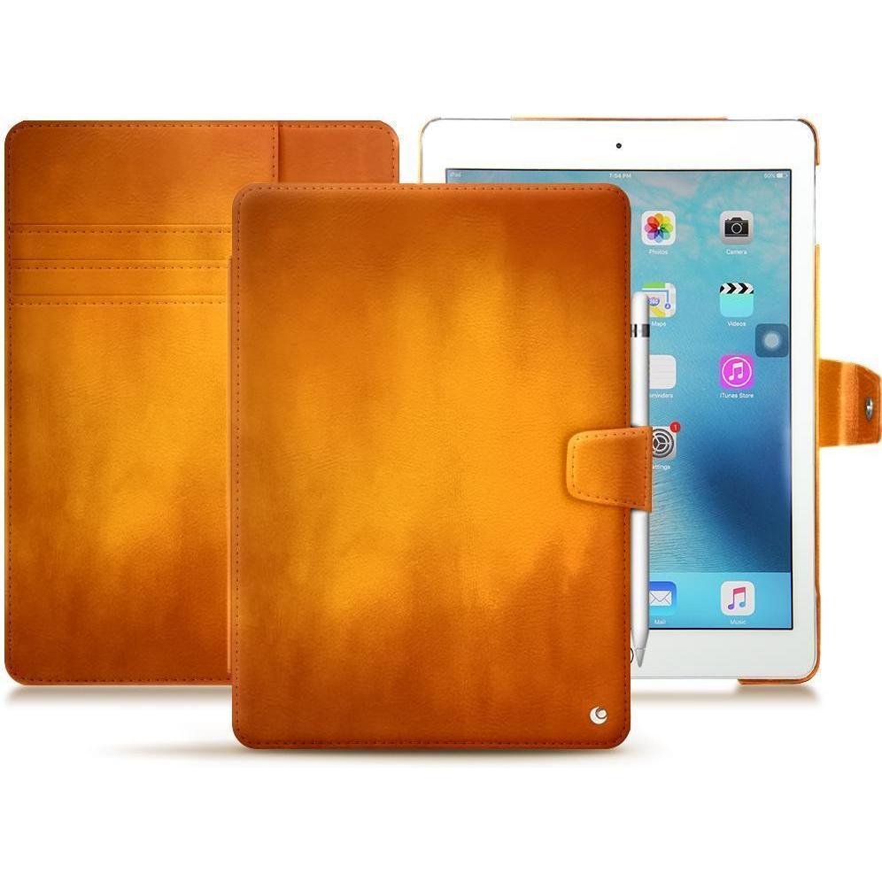 Noreve Lederschutzhülle Wallet (iPad 9.7), Tablet Hülle, Orange
