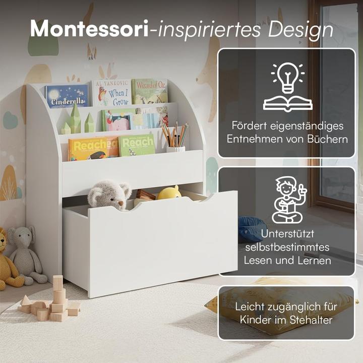 Actual product image Bellabino Children's bookshelf with drawer